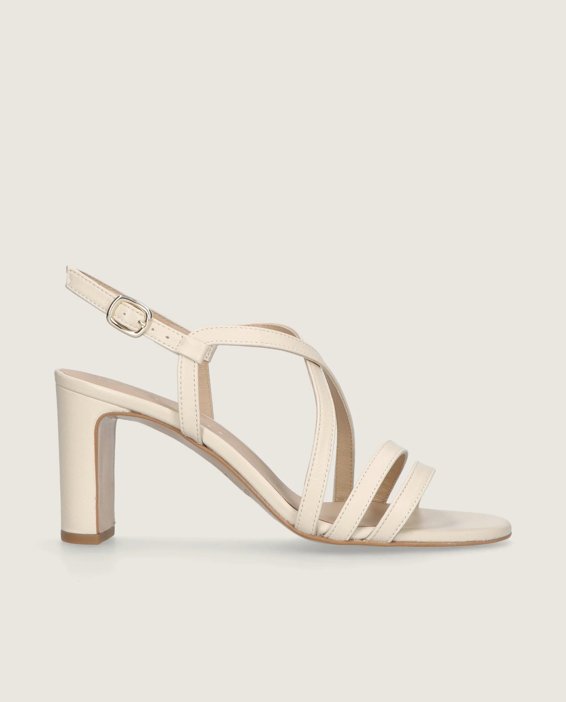 Sandalias Maria Blancos Piel - Image 3