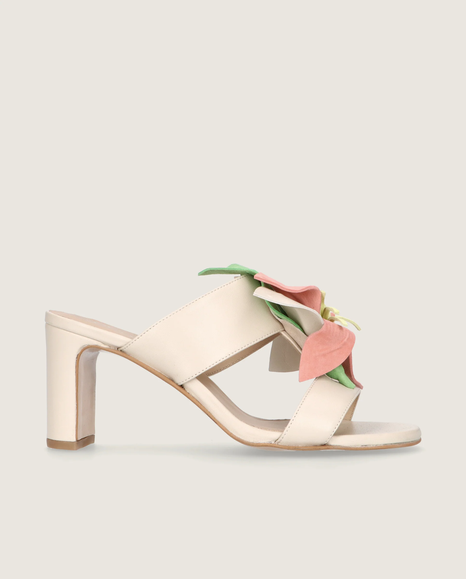 Sandalias Maria Blancos Piel - Image 3