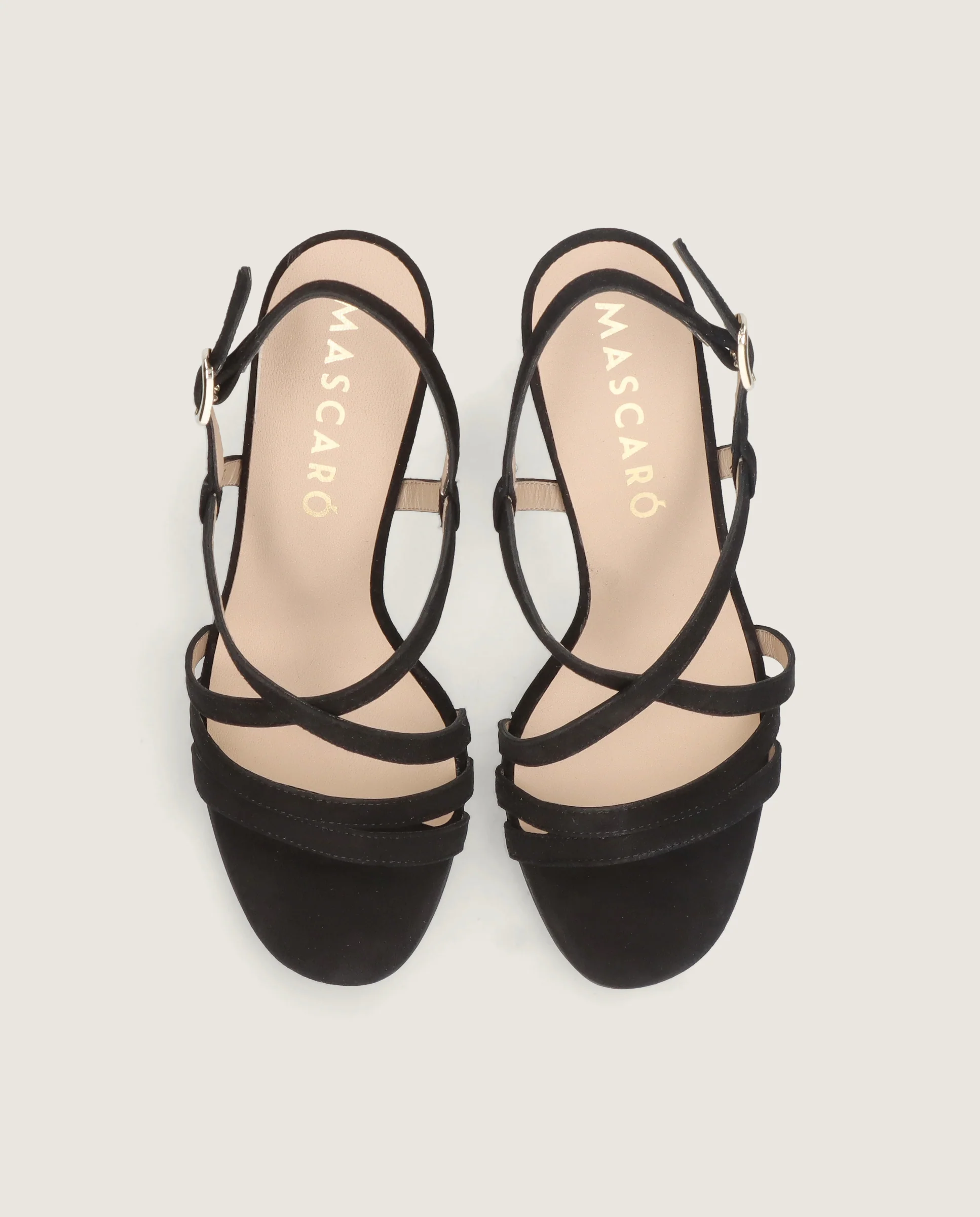 Sandalias Maria Negros Ante - Image 2