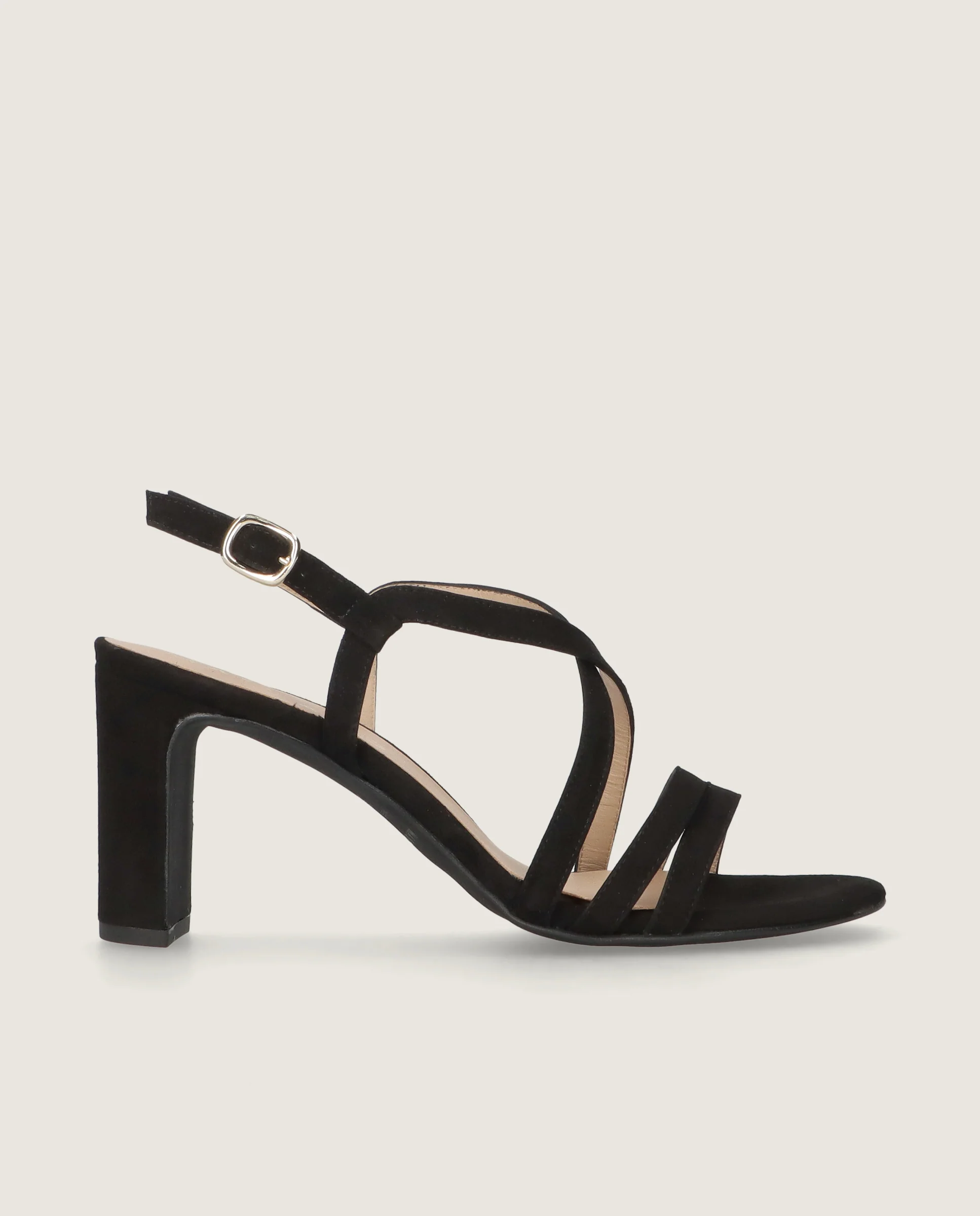 Sandalias Maria Negros Ante - Image 3