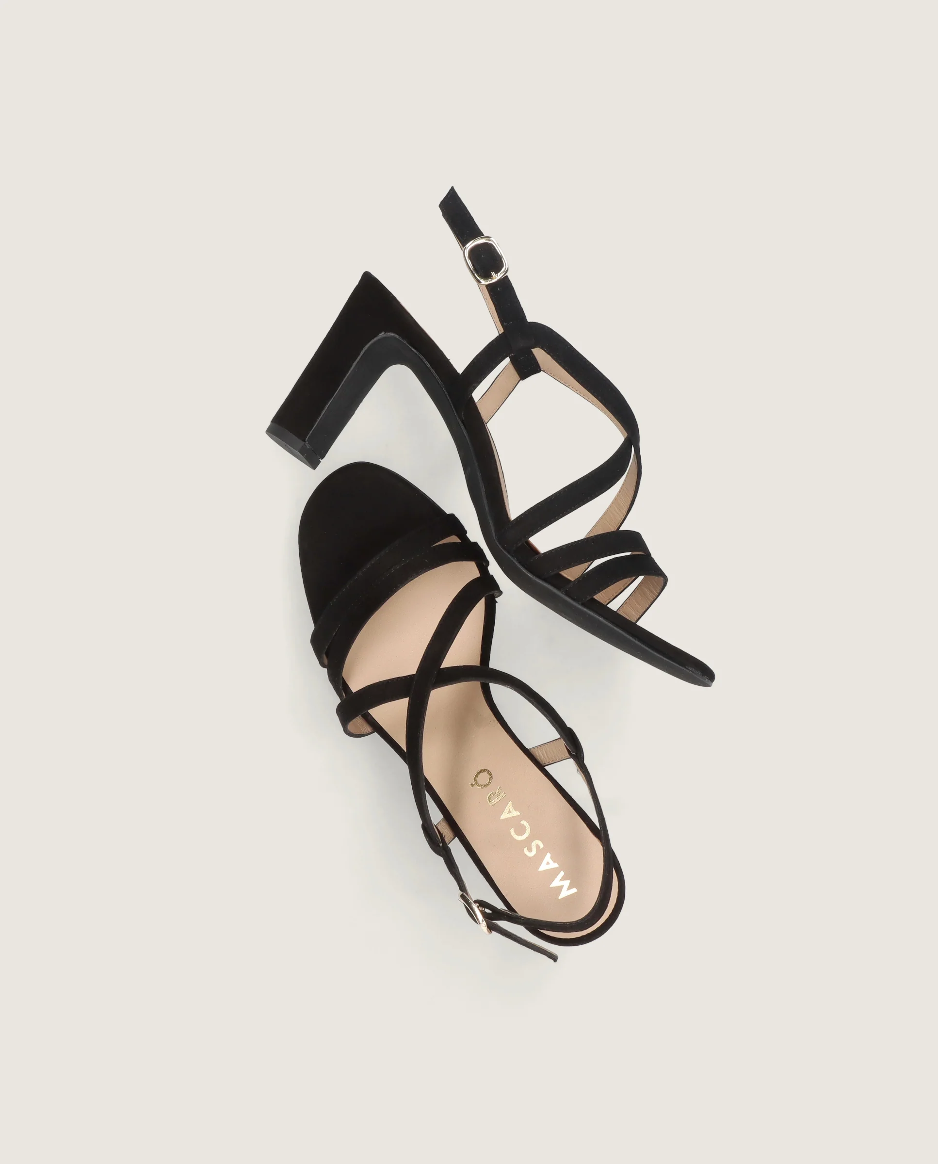 Sandalias Maria Negros Ante - Image 4