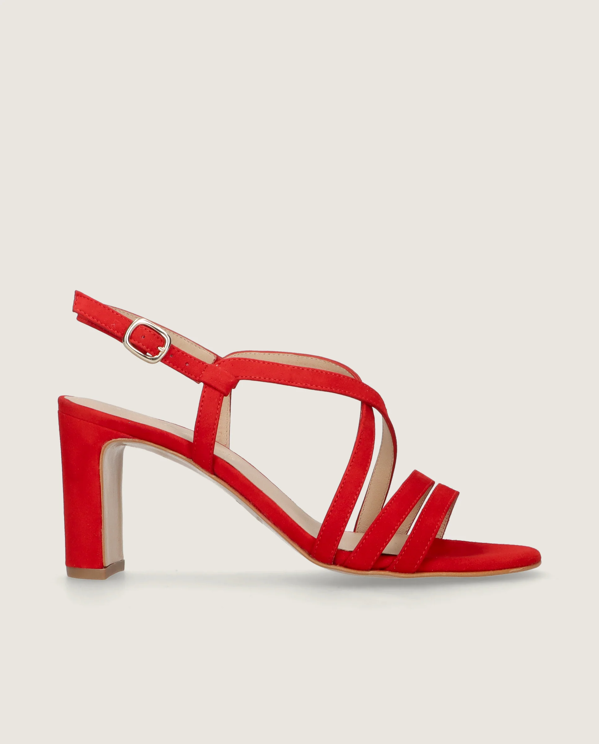 Sandalias Maria Rojos Ante - Image 3