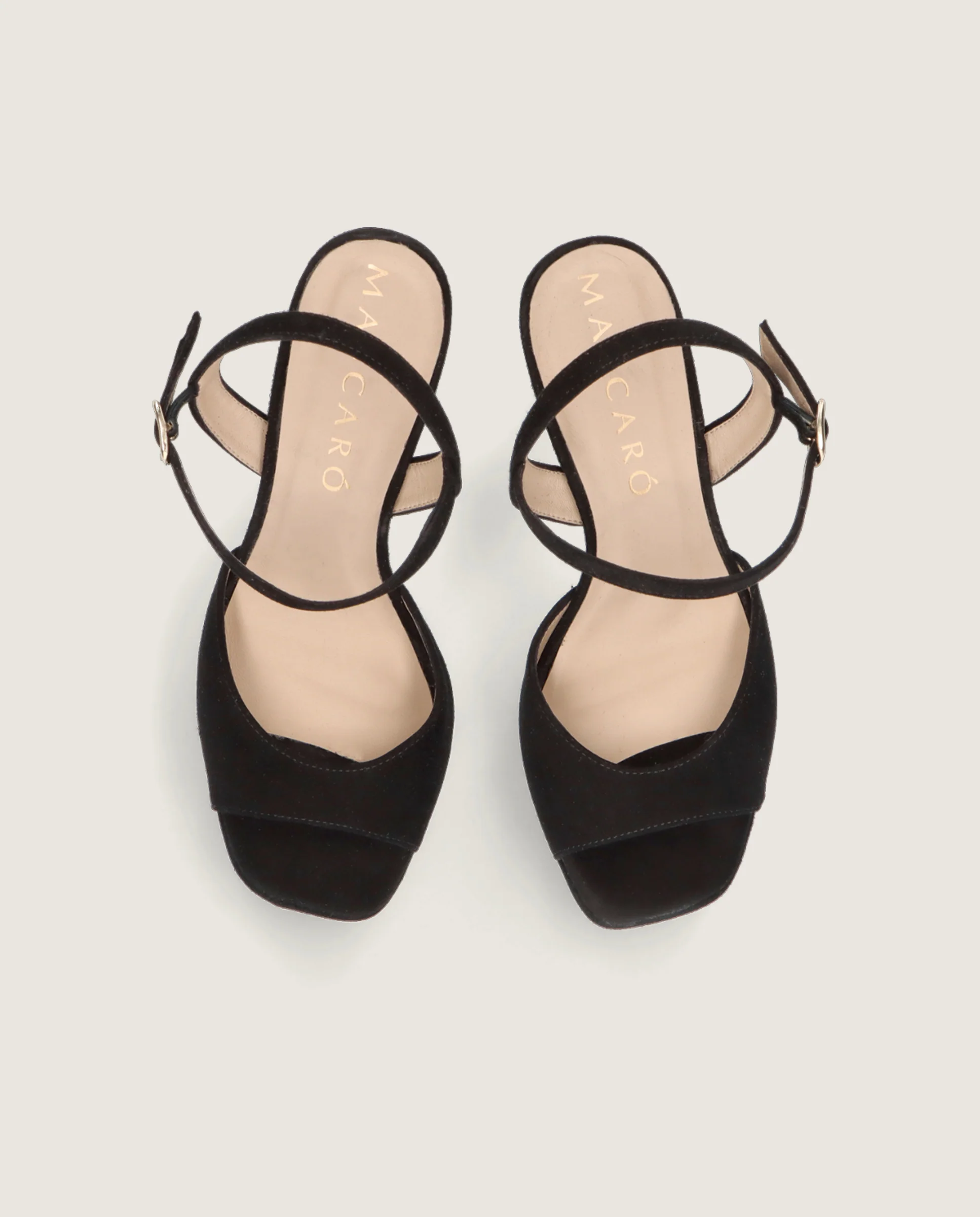 Sandalias Mykonos Negros Ante - Image 2