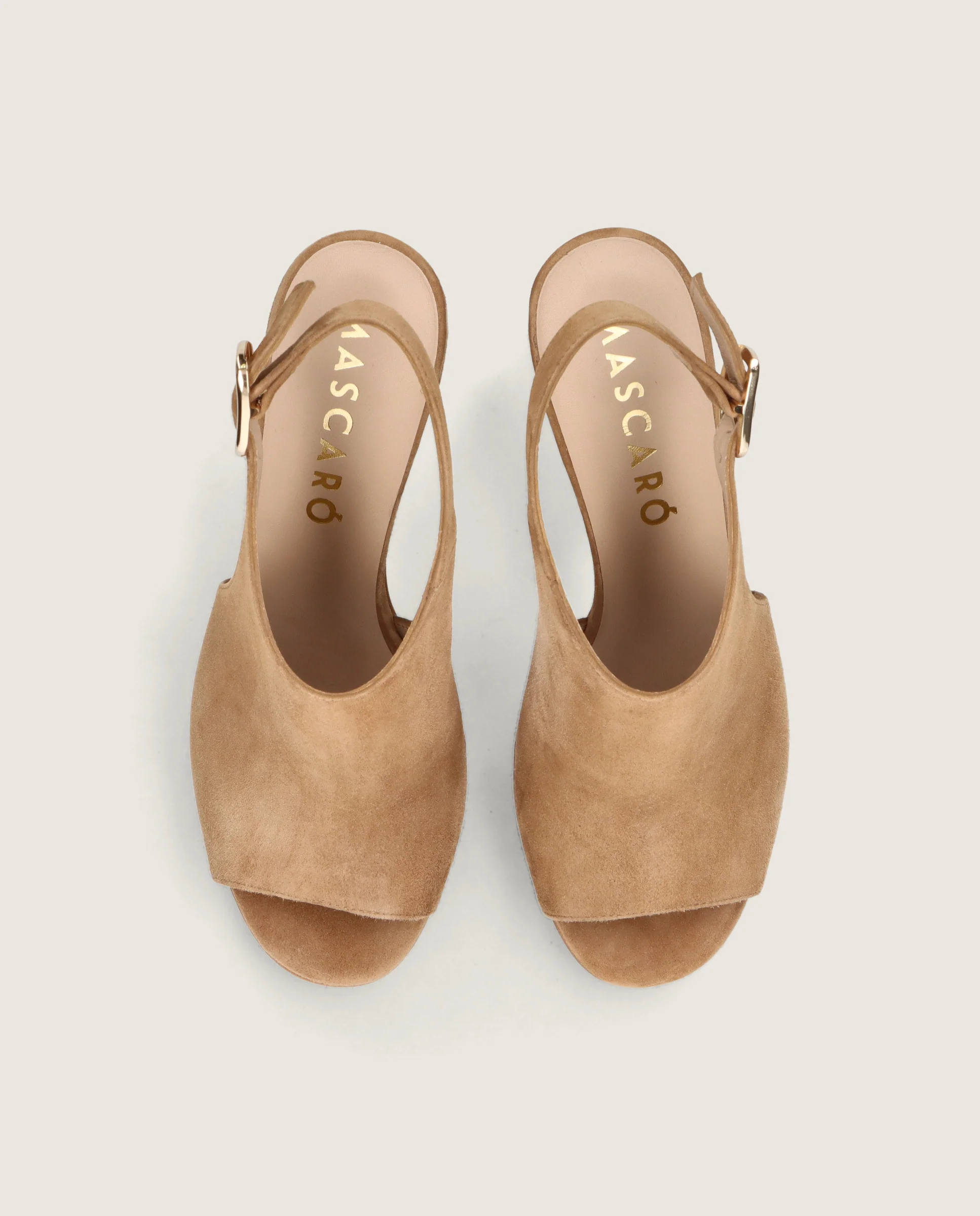 Sandalias Ruth Marrones Ante - Image 2
