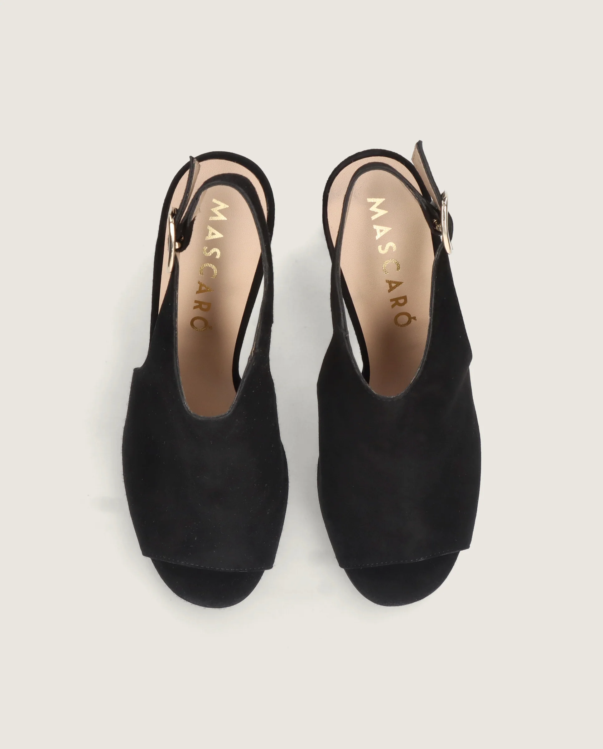 Sandalias Ruth Negros Ante - Image 2
