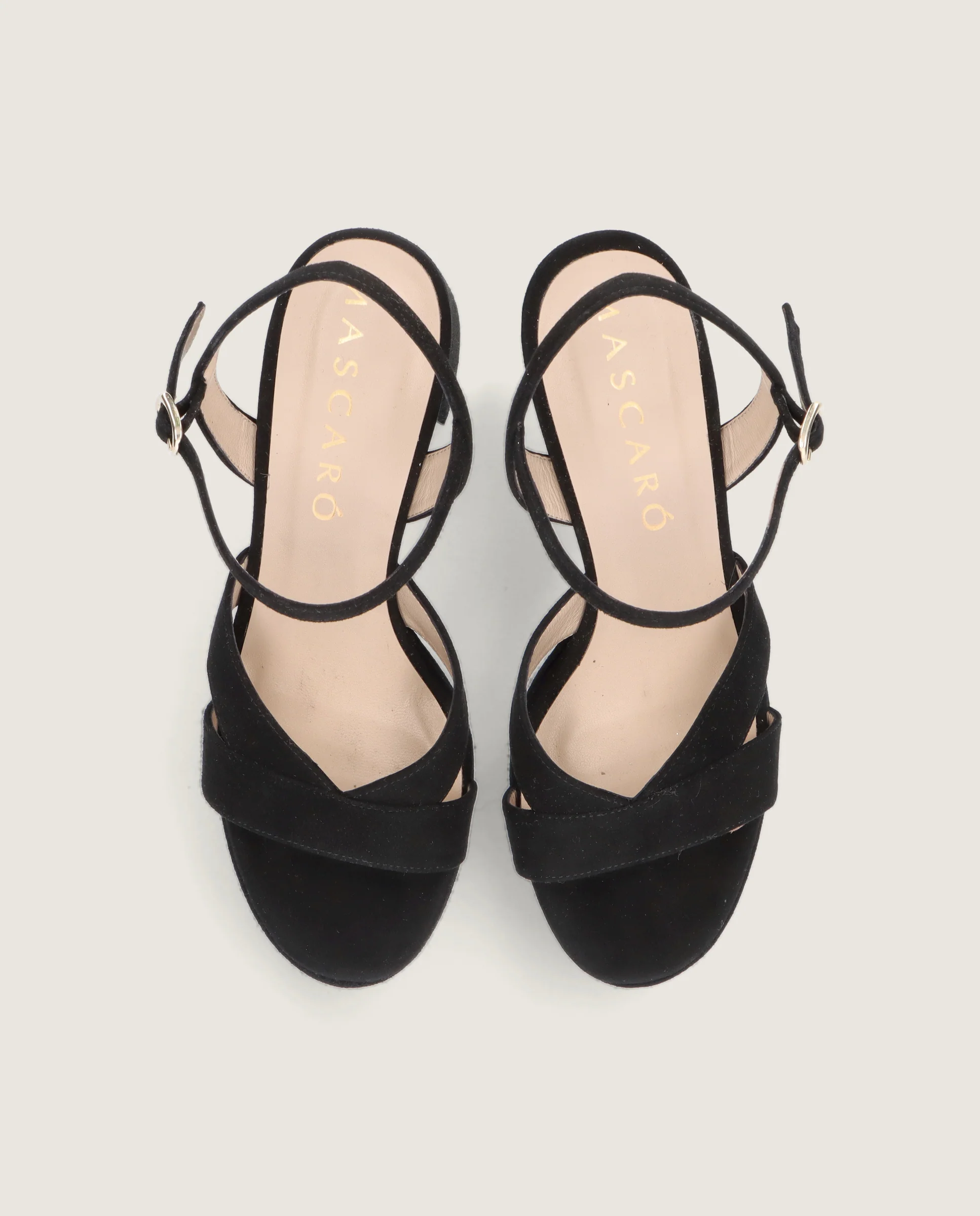 Sandalias Ruth Negros Ante - Image 2