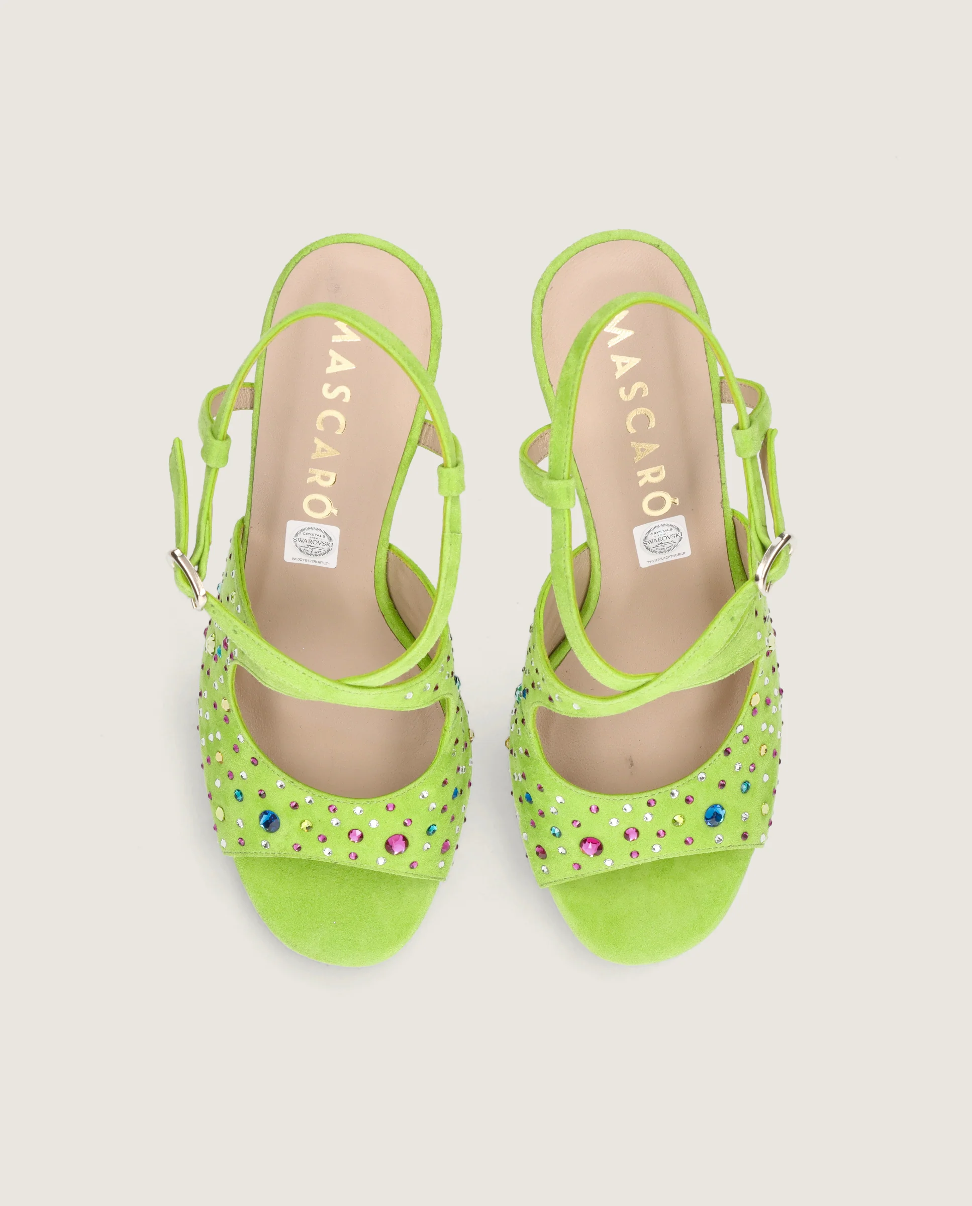 Sandalias Ruth Verdes Ante - Image 2
