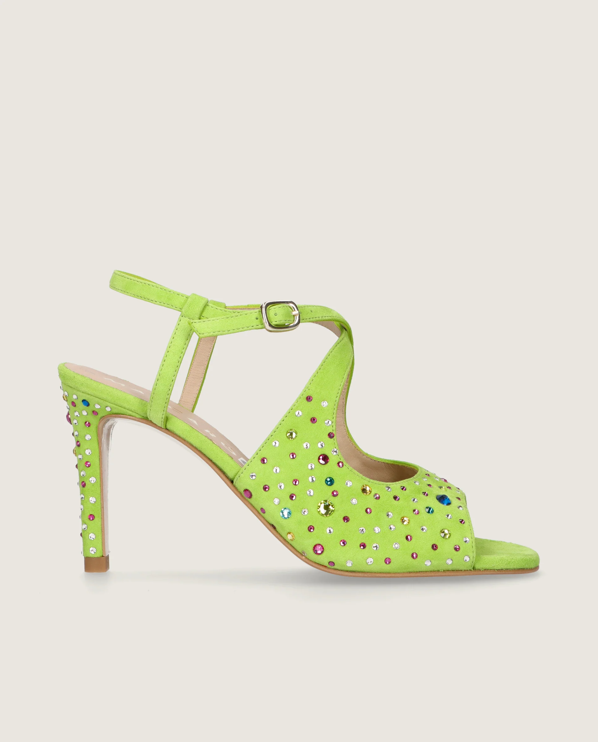 Sandalias Ruth Verdes Ante - Image 3