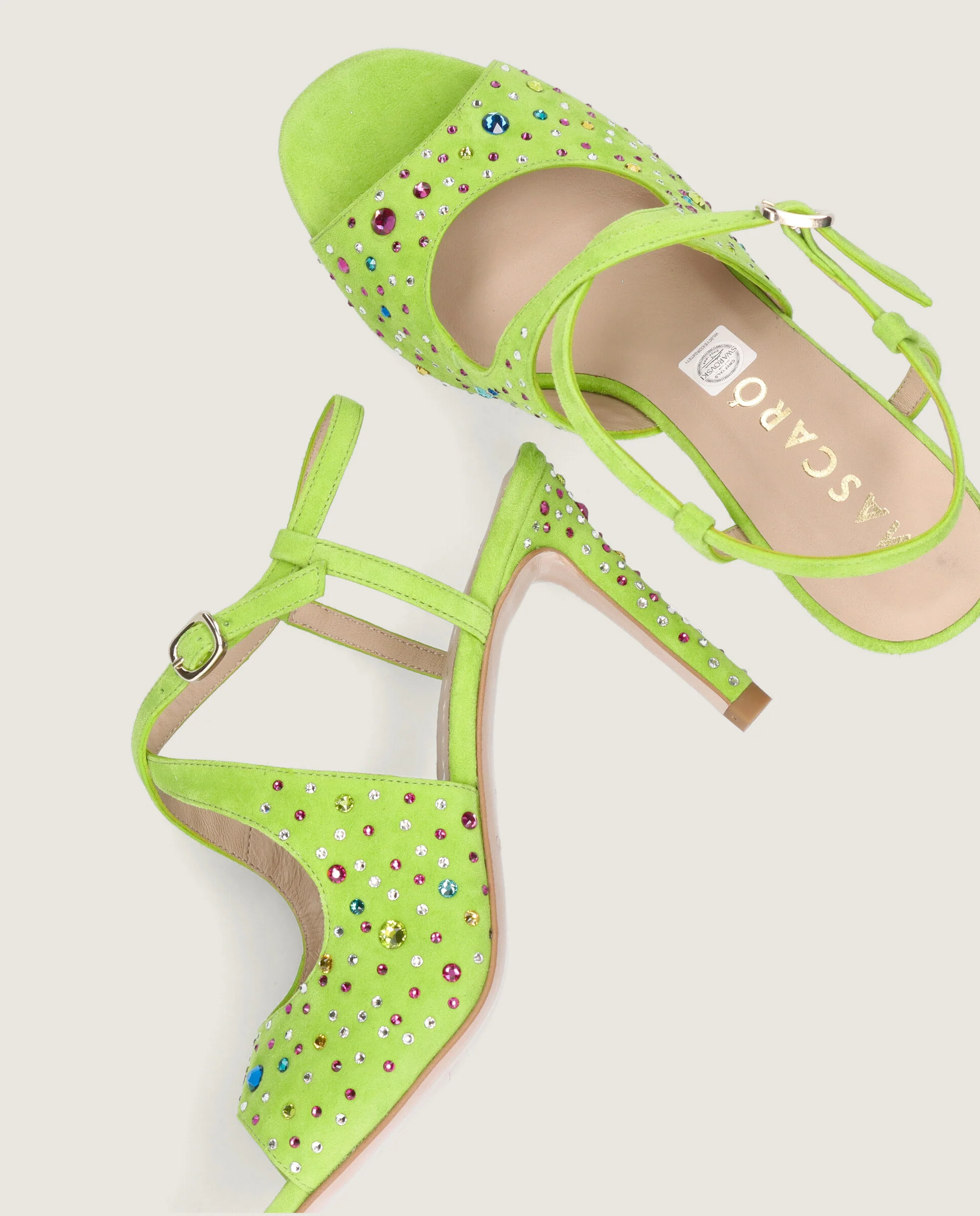 Sandalias Ruth Verdes Ante - Image 4