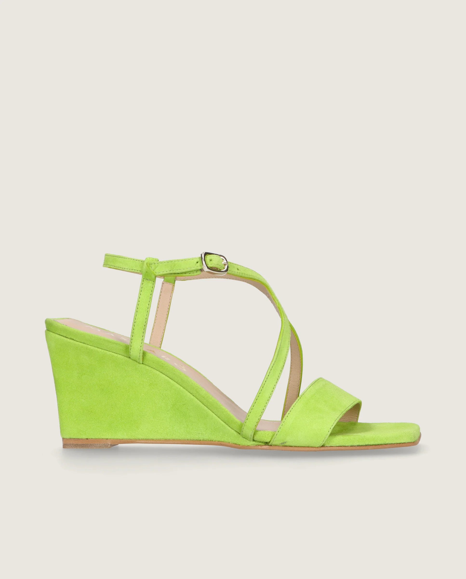 Sandalias Stella Verdes Ante - Image 3