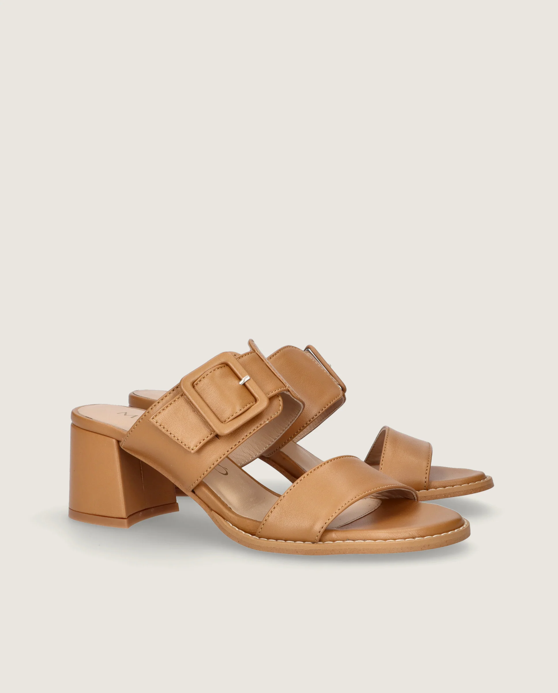 Sandalias Yolanda Marrones Piel