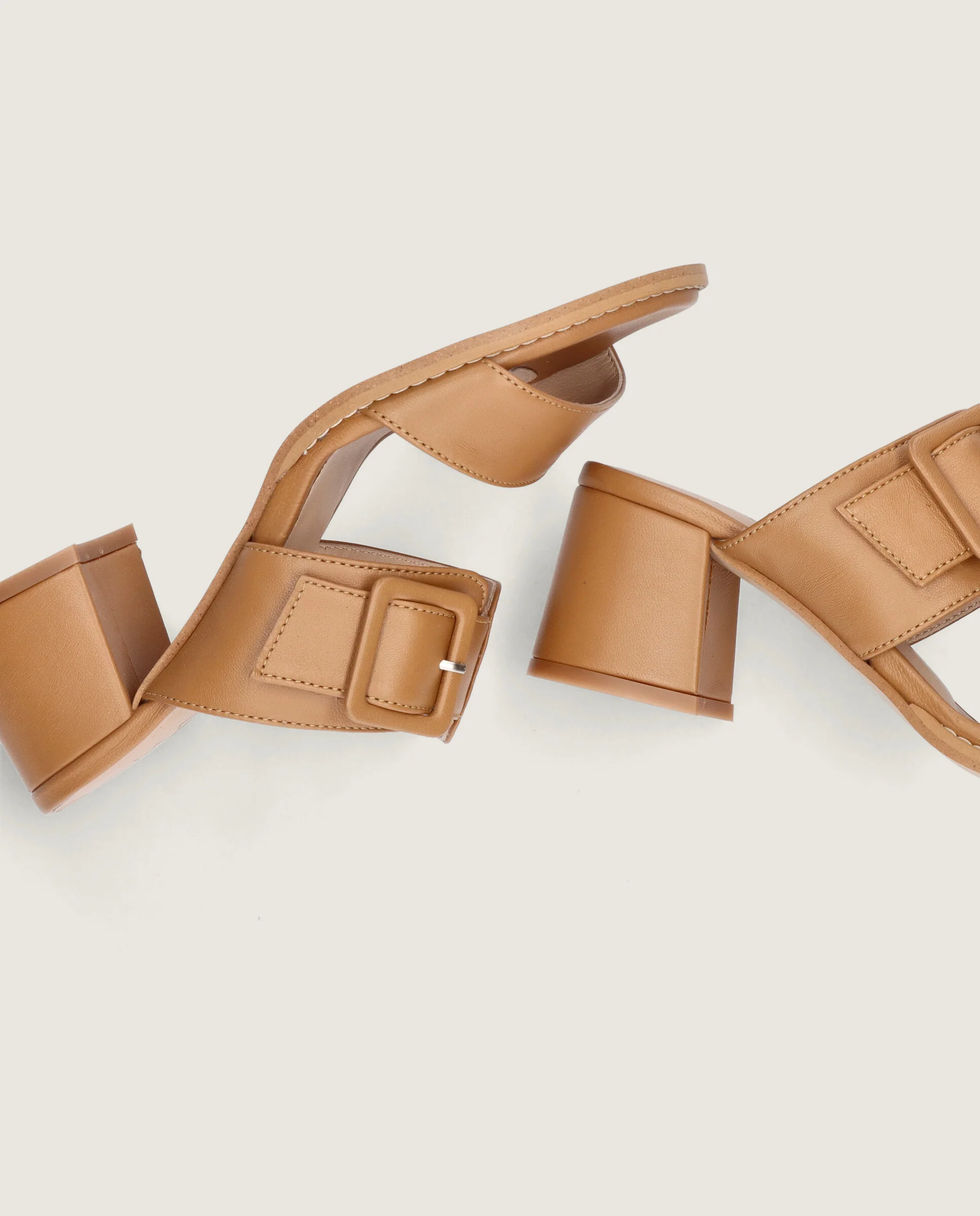 Sandalias Yolanda Marrones Piel - Image 4