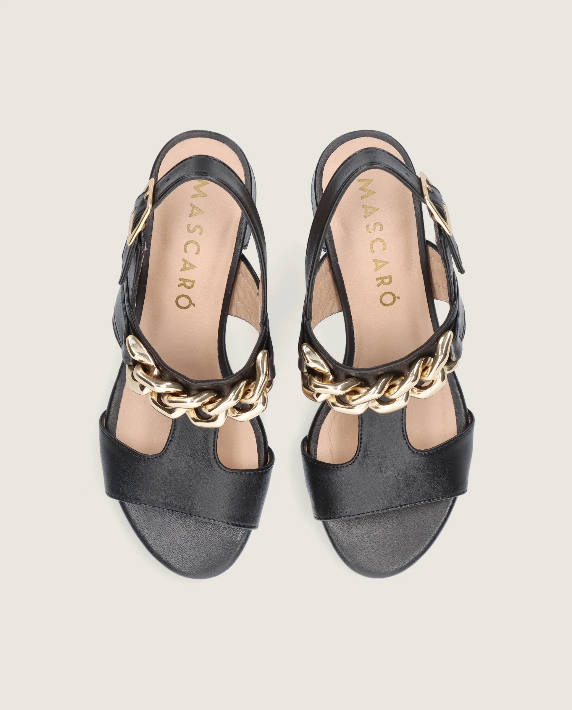Sandalias Yolanda Negros Piel - Image 2