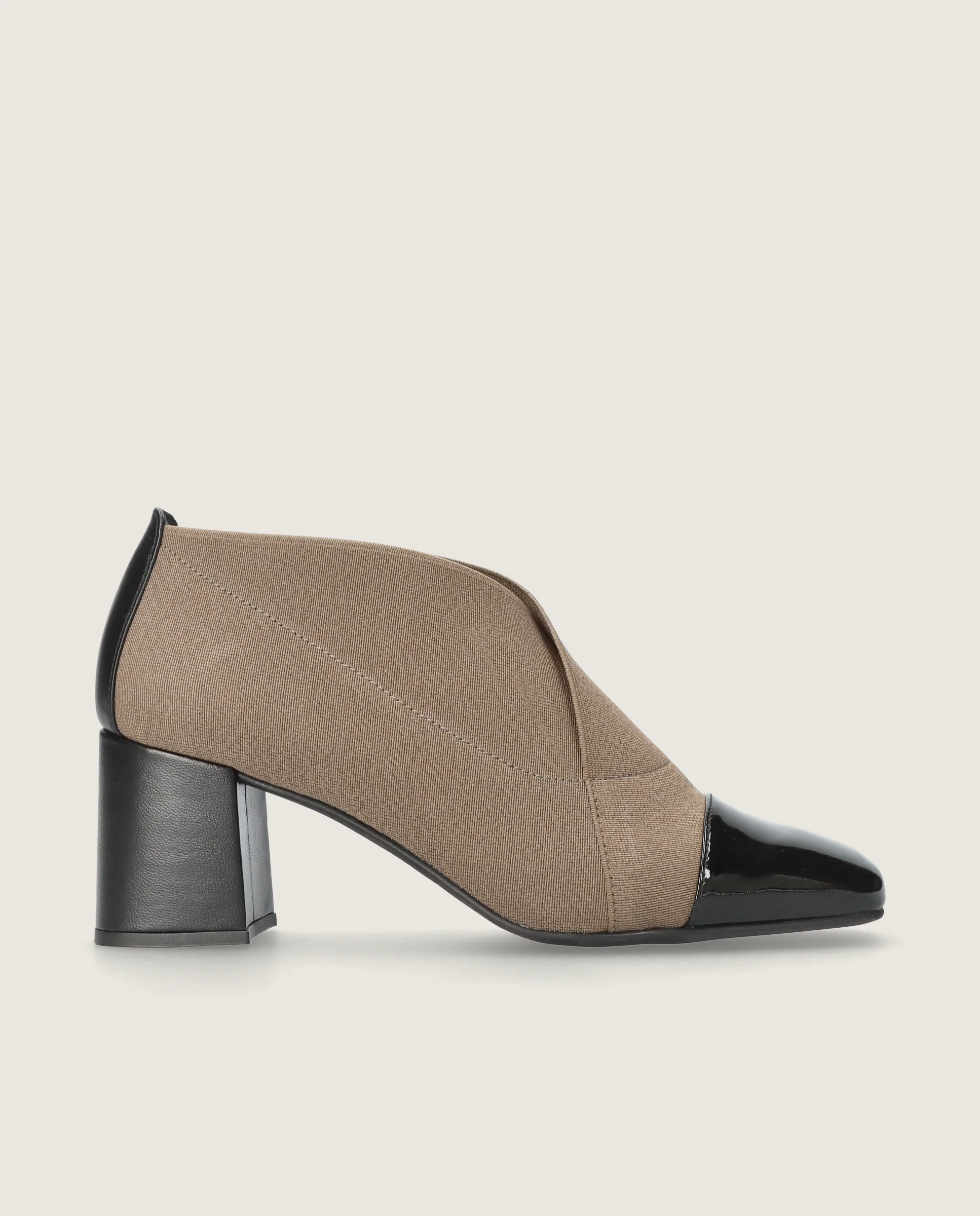 Zapatos Abotinados Anuk Marrones Tejidos - Image 3