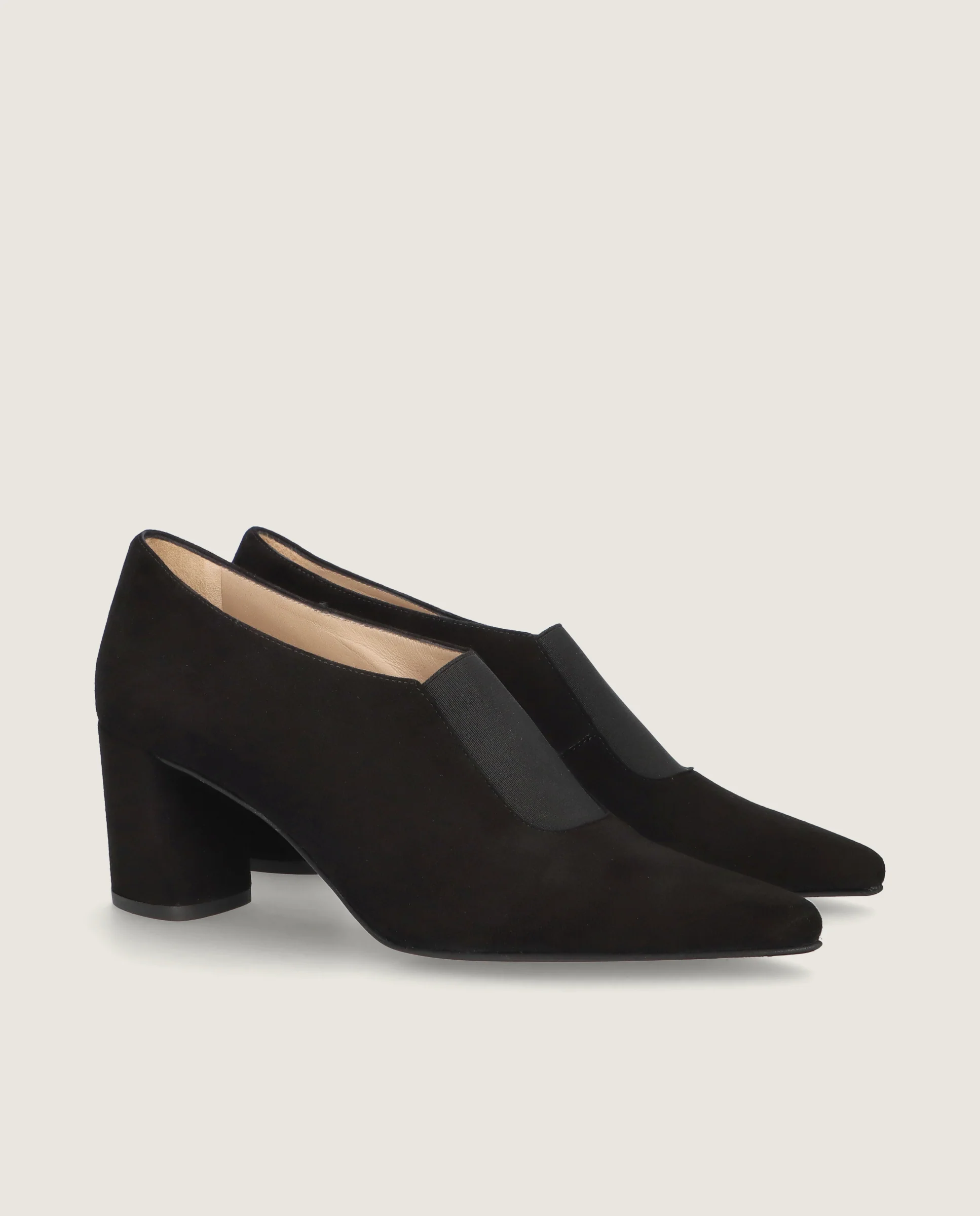 Zapatos Abotinados Phoebe Negros Piel